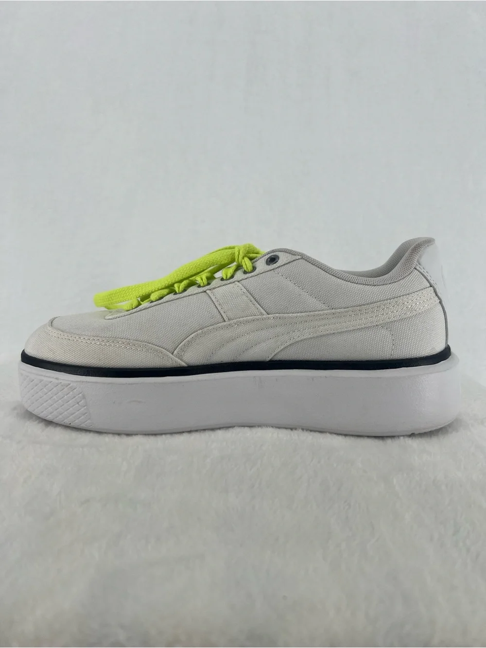 Puma Oslo Maja “Summer” Canvas In White  Platform Sneakers Sz 7.5 Blokecore